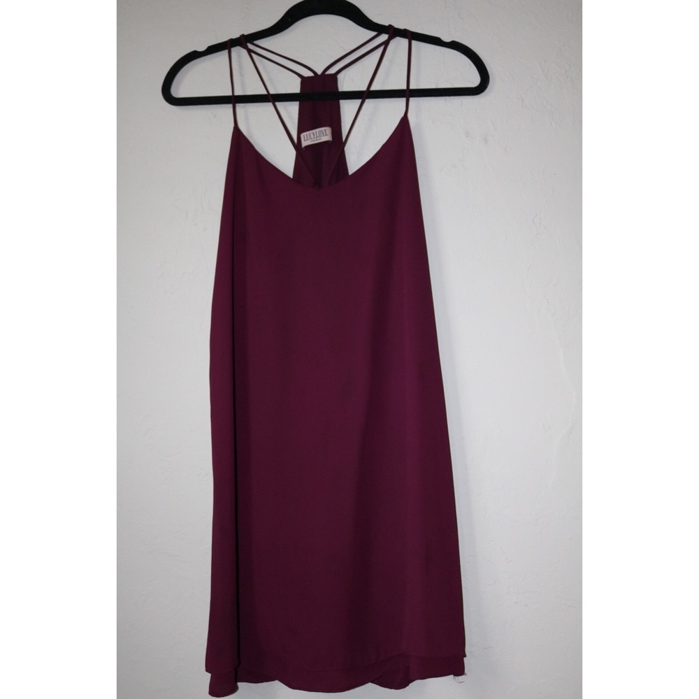 Maroon Mini Dress